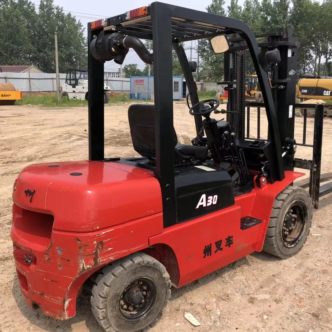 Hangzhou hot sale A30 3Ton small Hangcha forklift Diesel Engine Excellent condition for sale
