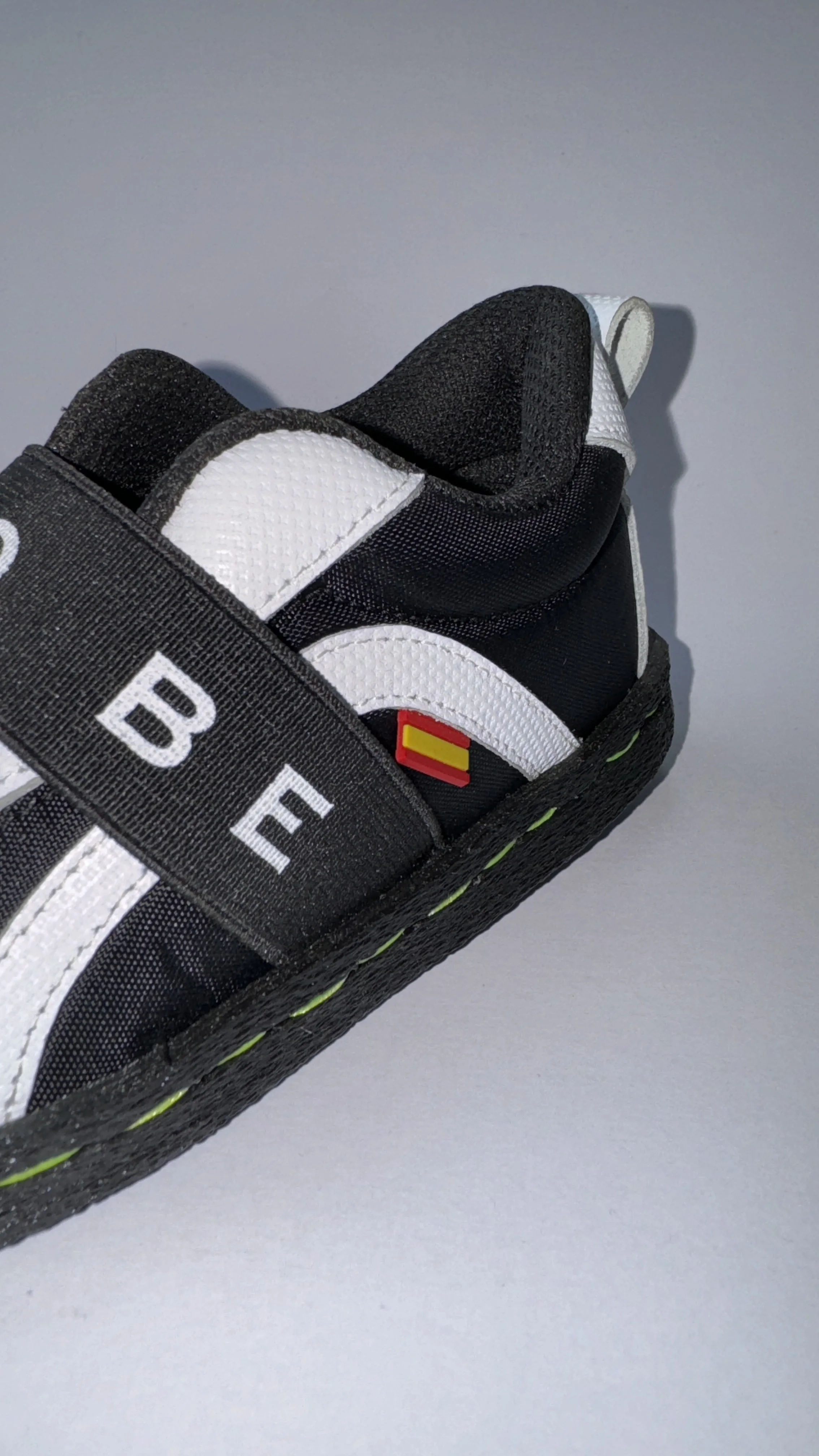 Top Quality Spanish Label Rectangular Spanish Flag 15*22mm for shoes and clothes