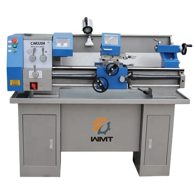
CJM320A 330mm swing over bed mini metal bench lathe with short delivery time in China 
