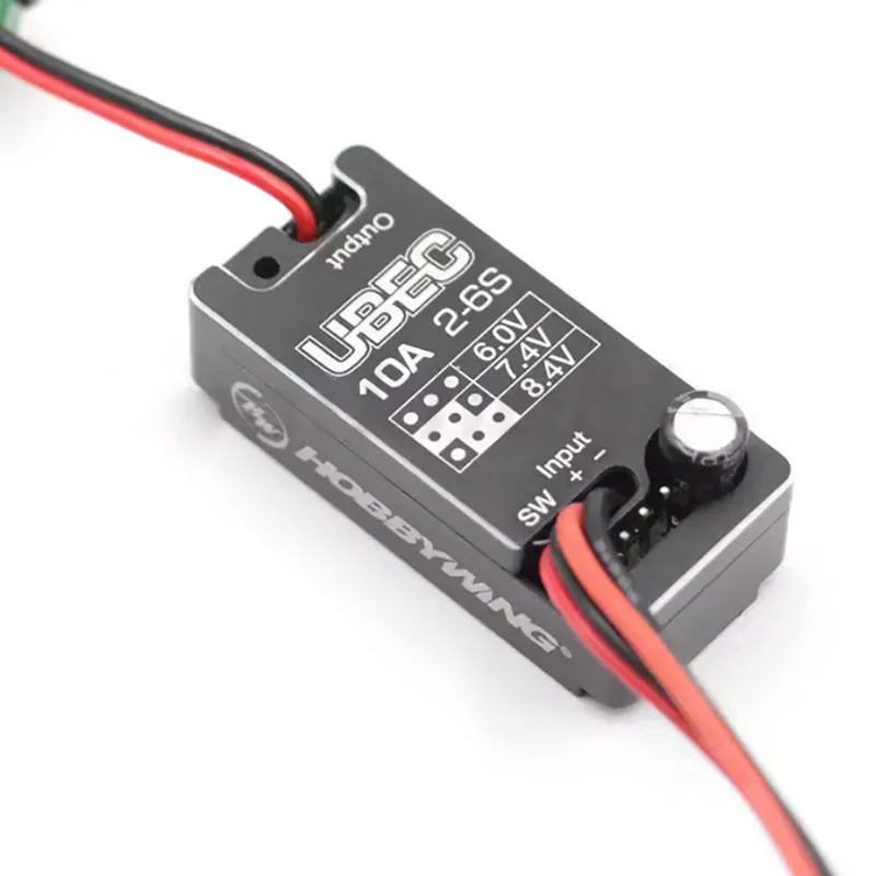 New Waterproof UBEC 10A Voltage Regulator Module 2-6S 6 / 7.4 / 8.4V 10A Adjustable Metal Shell BEC For RC Car Parts
