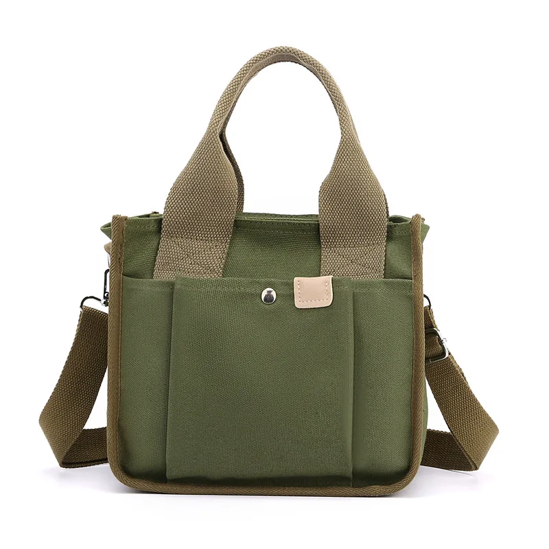 Wholesale New Arrival Canvas Women Handbag Ladies Shoulder Tote Bag