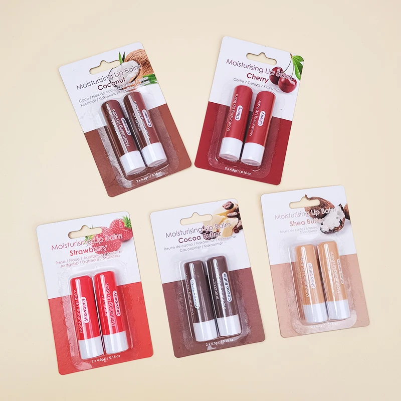 SHICELLE Vegan Private Label Logo Custom Flavor Lipbalm Organic Natural Vegan Lightening Moisturizer Chapstick Stick Lip Balm