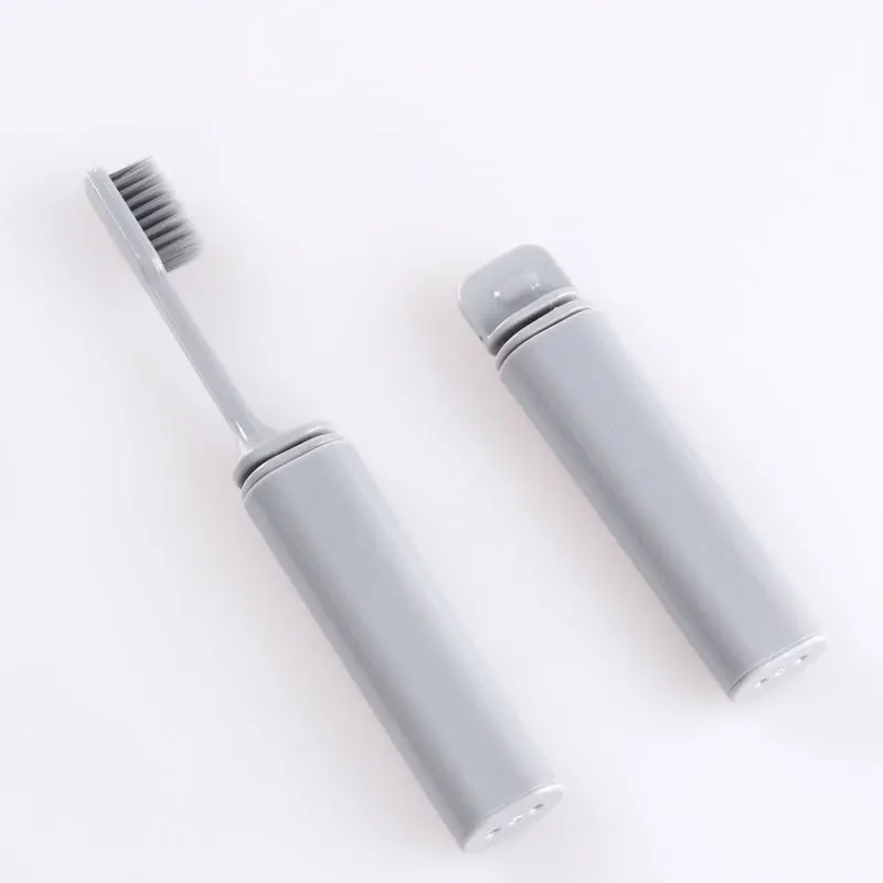 Portable Compact Bamboo Charcoal Folding Toothbrush Fold Travel Camping Hiking Outdoor Easy To Take Foldable Toothbrush