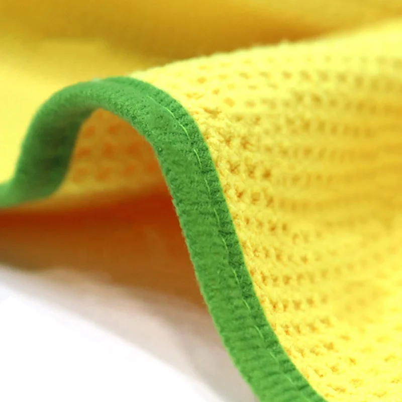 40*60 CM Yellow Microfiber Drying Car detailing cloth Glass cleaning towel for car care