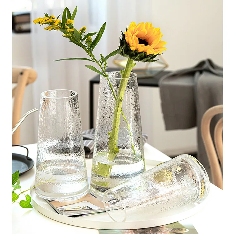 Decoration vases flower wedding decoration colored mini glass bottle vases for flower decoration