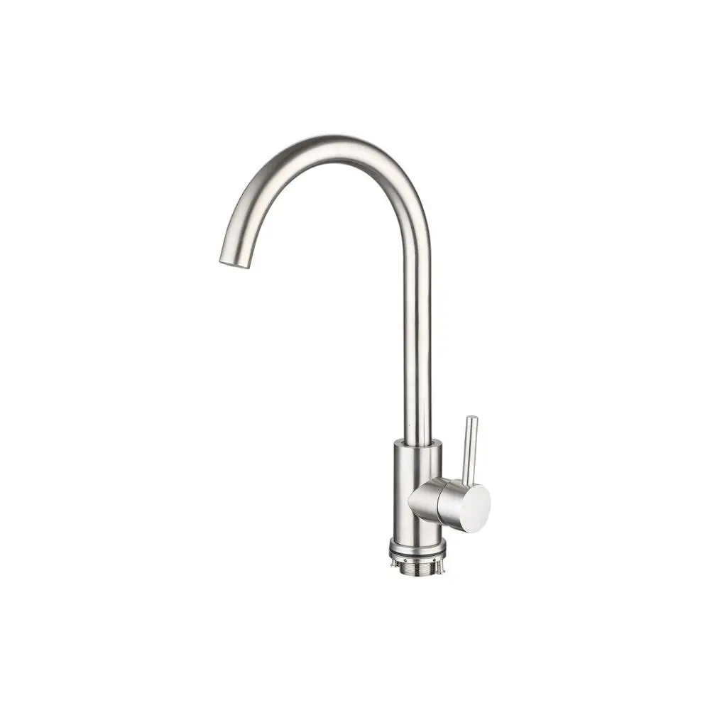 
New arrive style water single handle tap Modern cooking mixer 304stainless steel kitchen faucet 