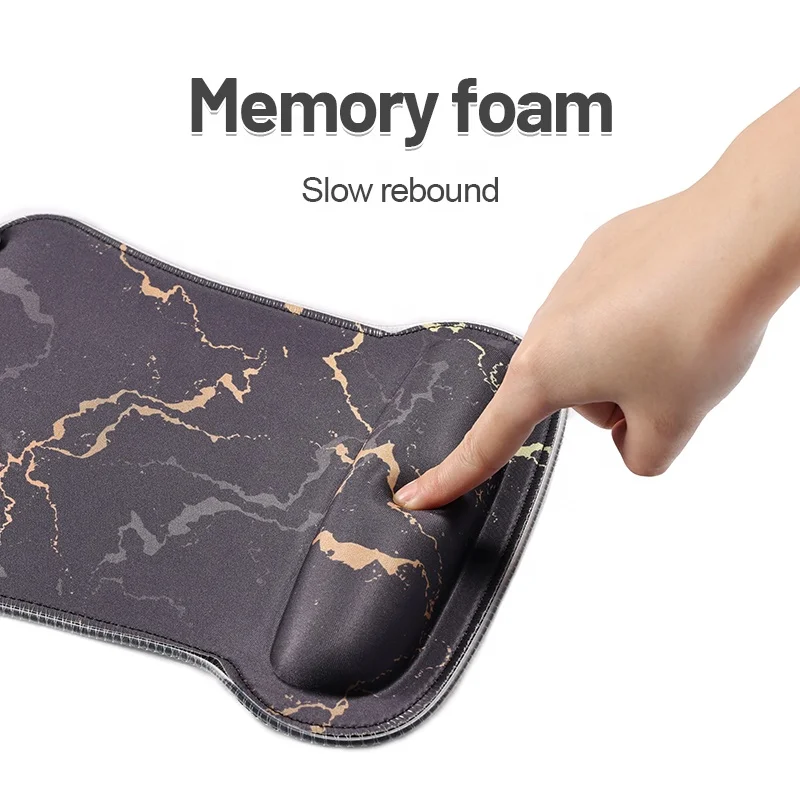 Soft RGB LED Mouse Pad With Wrist Rest