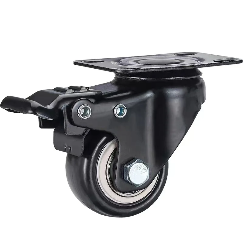 Heavy Metal Universal Caster Silent With Brakes Modern Dining Chairs Wheel Glass Tables Casters Furniture Casters