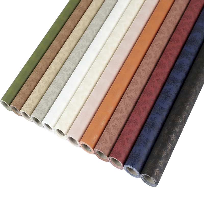 Customized Logo Printed Flower Baroque Paper Gift Wrap Florist Bouquet Wrapping Paper