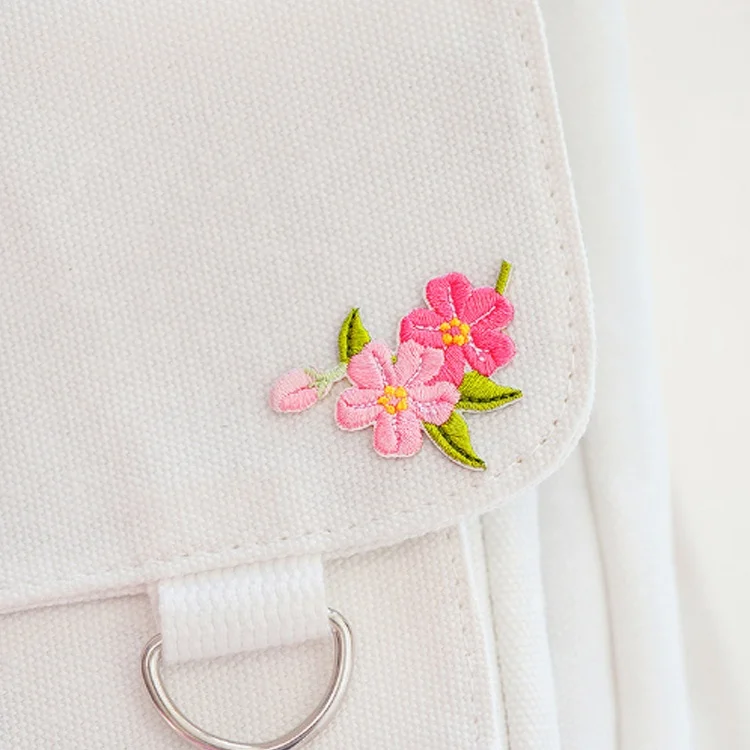 HZ070 вышитые растительные цветы, горячие наклейки, одежда, пуховик, персонализированные нашивки с вышивкой