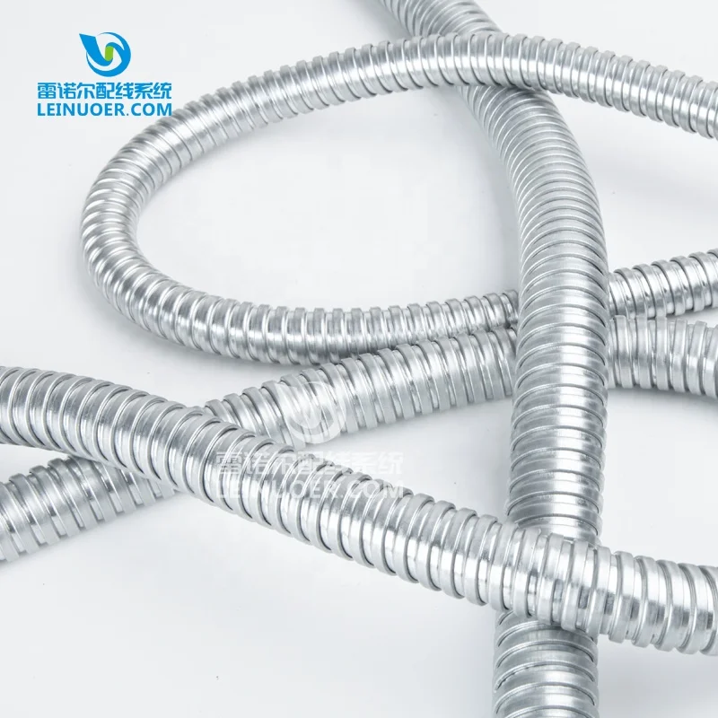 Electric Cable protection Galvanized Steel flexible electrical conduit pipe