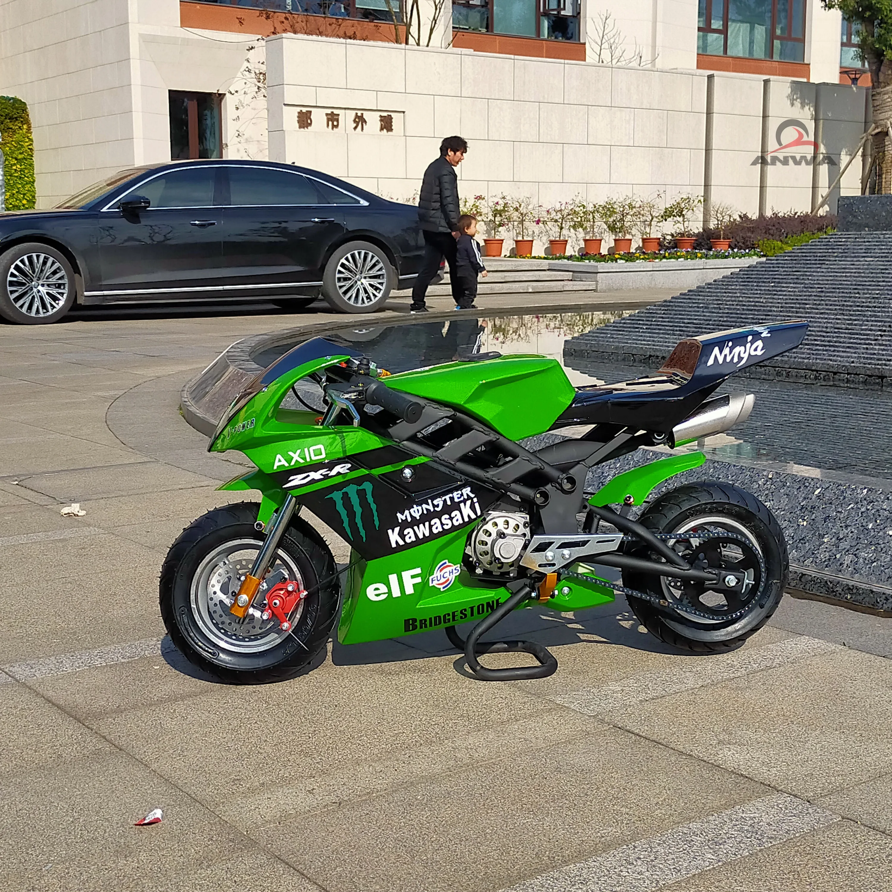 2021 Mini Motor Cross 4-Stroke 49CC Pocket Bike For Kids