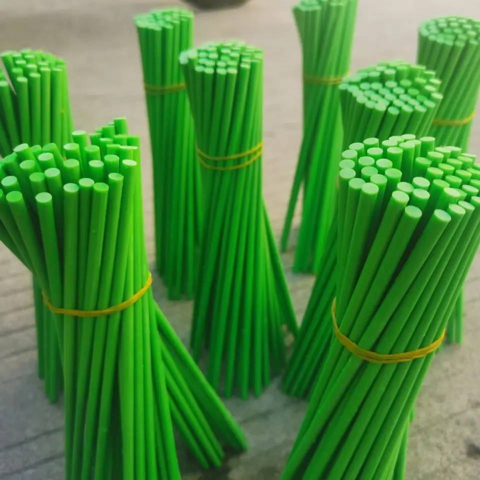Environmental Protection White GRP Solid Fiberglass Rods