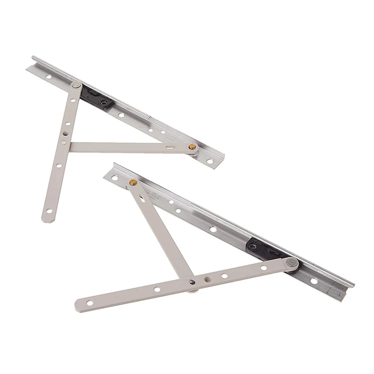 High Security 16 inch Concealed Hinges Stainless Steel casement window hinge Friction Stay for Hanging windows