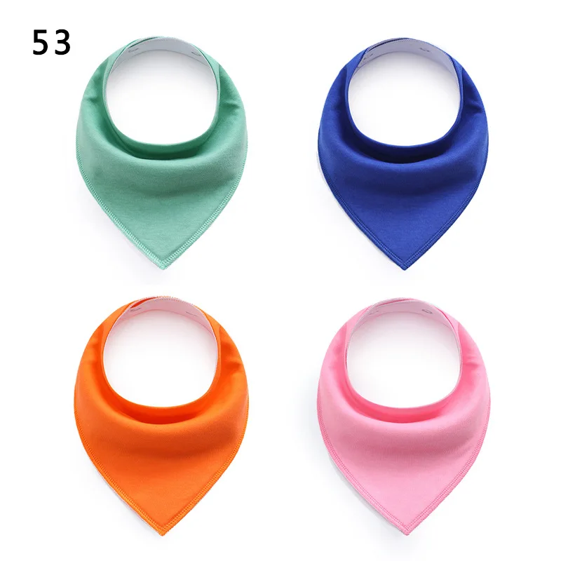 2021 4pcs cotton baby bib cloth bandana bibs for babies odontologia regalo de Navidad de bebe tela para baberos
