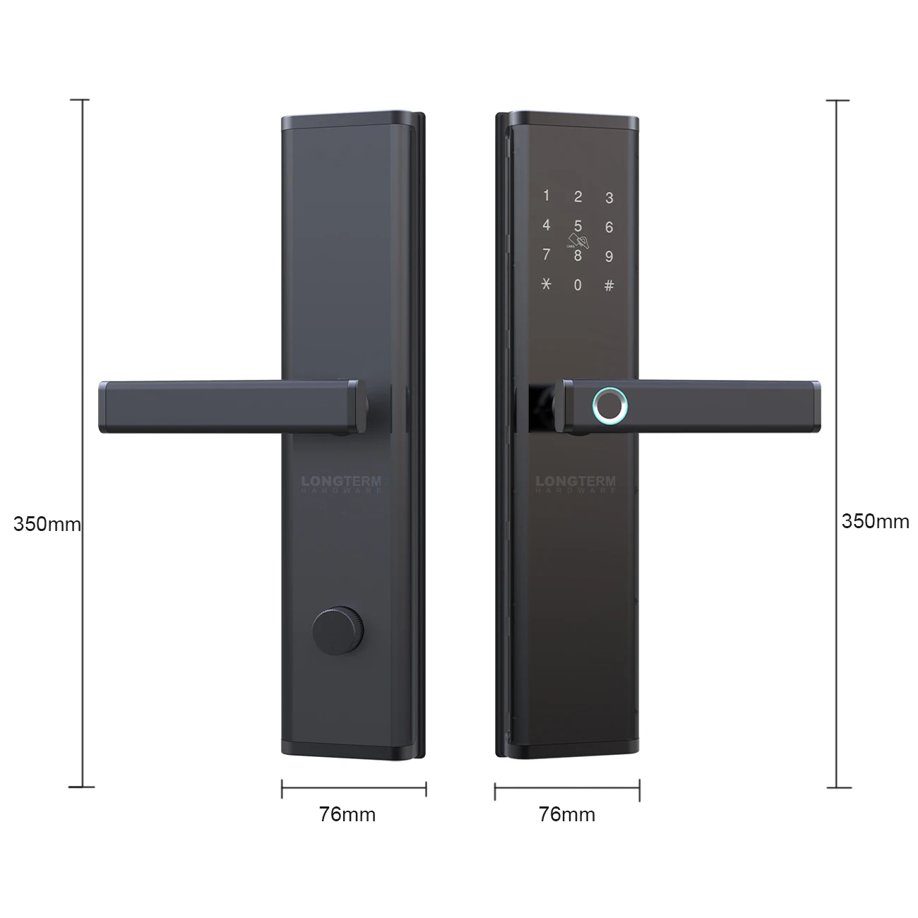 Security Biometric Electric Door Lock Smart Fingerprint Digital Safe Door Lock Electronic Wifi Tuya Smart Door Lock for Home