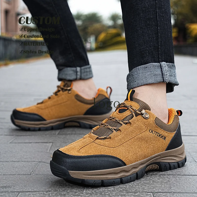 Wholesale Outdoor Casual Sports Hiking Shoes High Quality Climbing Outdoor Non-slip Action Waterproof Hiking Shoes