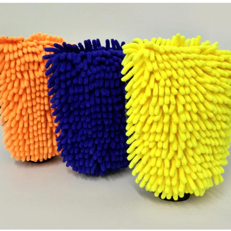 Micro Fiber Wash Mitt Car Wash Hand Soft Chenil Glove Towel Microfiber Chen