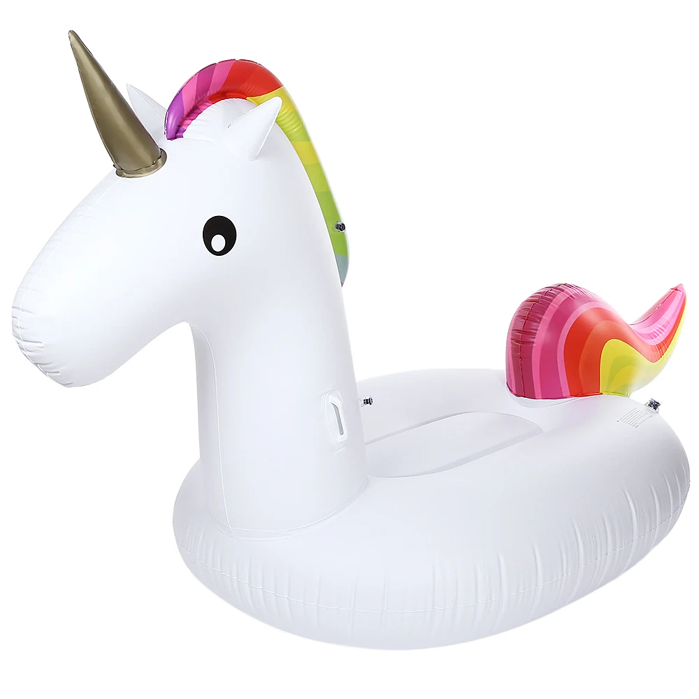 Custom Inflatable Water Float Rider Big Unicorn Pool Float Inflatable Floating Water  Unicorn Toys