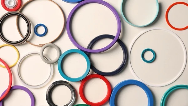 CAIMI OEM Hydraulic Cylinder Seal PTFE Carbon Filled PTFE Rod Piston Oil Spring Energized Seal