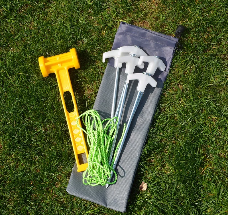 Longsen heavy duty outdoor camping tent Aluminum alloy stake and beach multi colors camp metal stake Tent Accessories