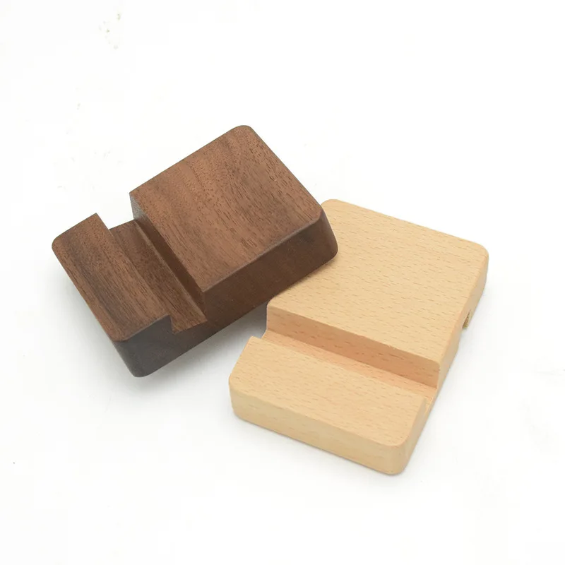 Natural Bamboo Desktop Wooden Mobile Phone Camera Cooling Pad Mobile Phone Holder