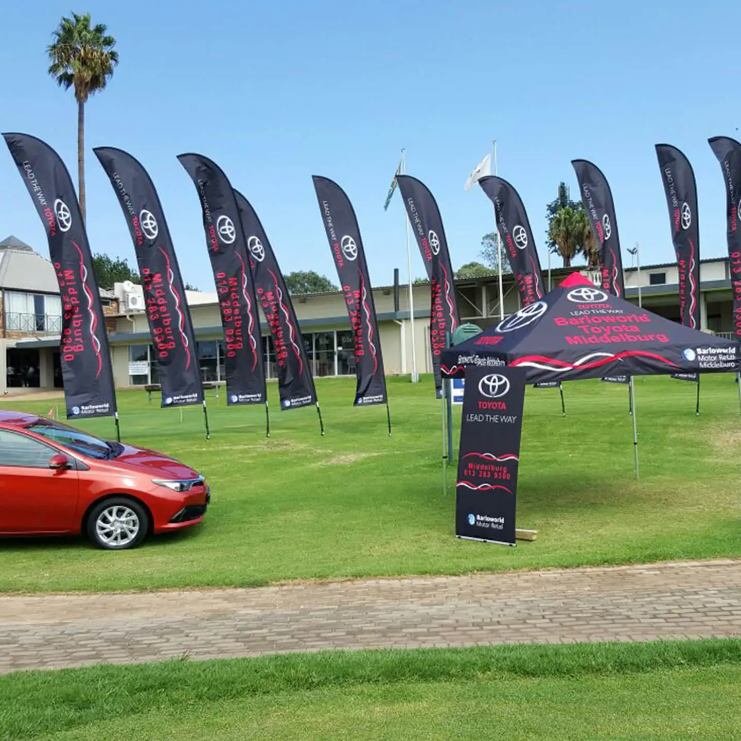 High Quality Weather Resistance Advertising Promotion Banners Custom Outdoor Feather Knife Shapes Teardrop Knife Beach Flag