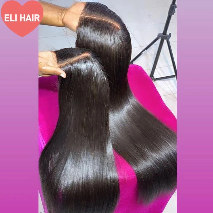 Frontal Glueless Full Hd Lace Wig,Cuticle Aligned Virgin Raw Indian Hair Wig,Unprocessed 100% Full Lace Human Hair Wig