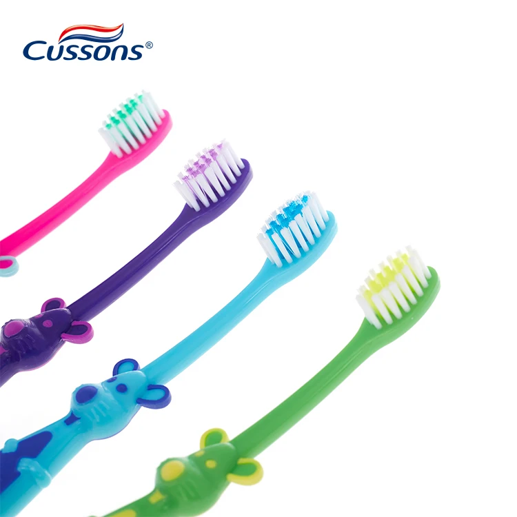 Wholesale Customized Colorful Soft Bristle Cute Cartoon Kids Toothbrush
