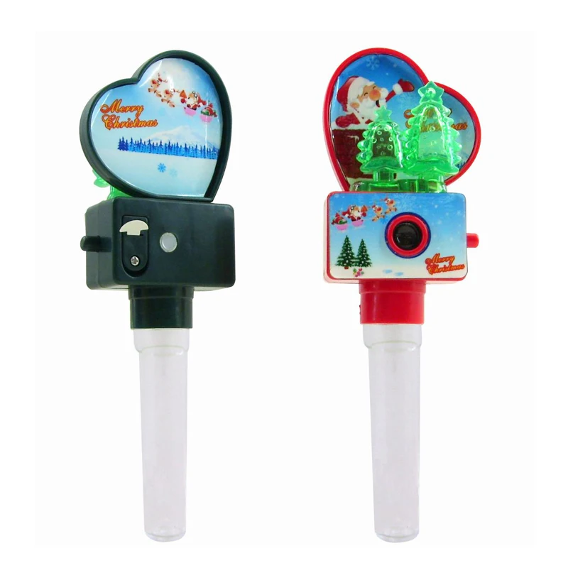 Merry Christmas Gifts Brinquedos Doces Camera Pictures Toys Candy with Sugar Container Filling Custom Chocolate and Candies