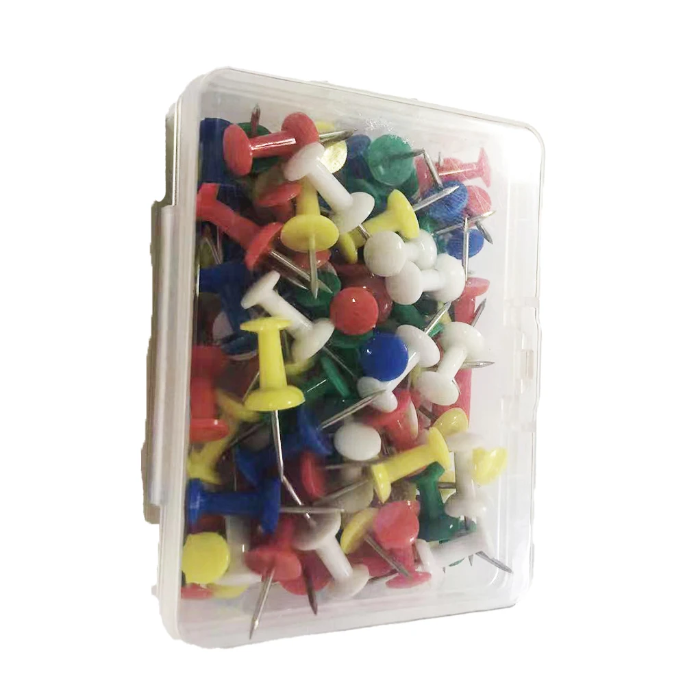 ML 100pcs/box Colorful  Push Pins for Lace Frontal/closure Making Daily Use