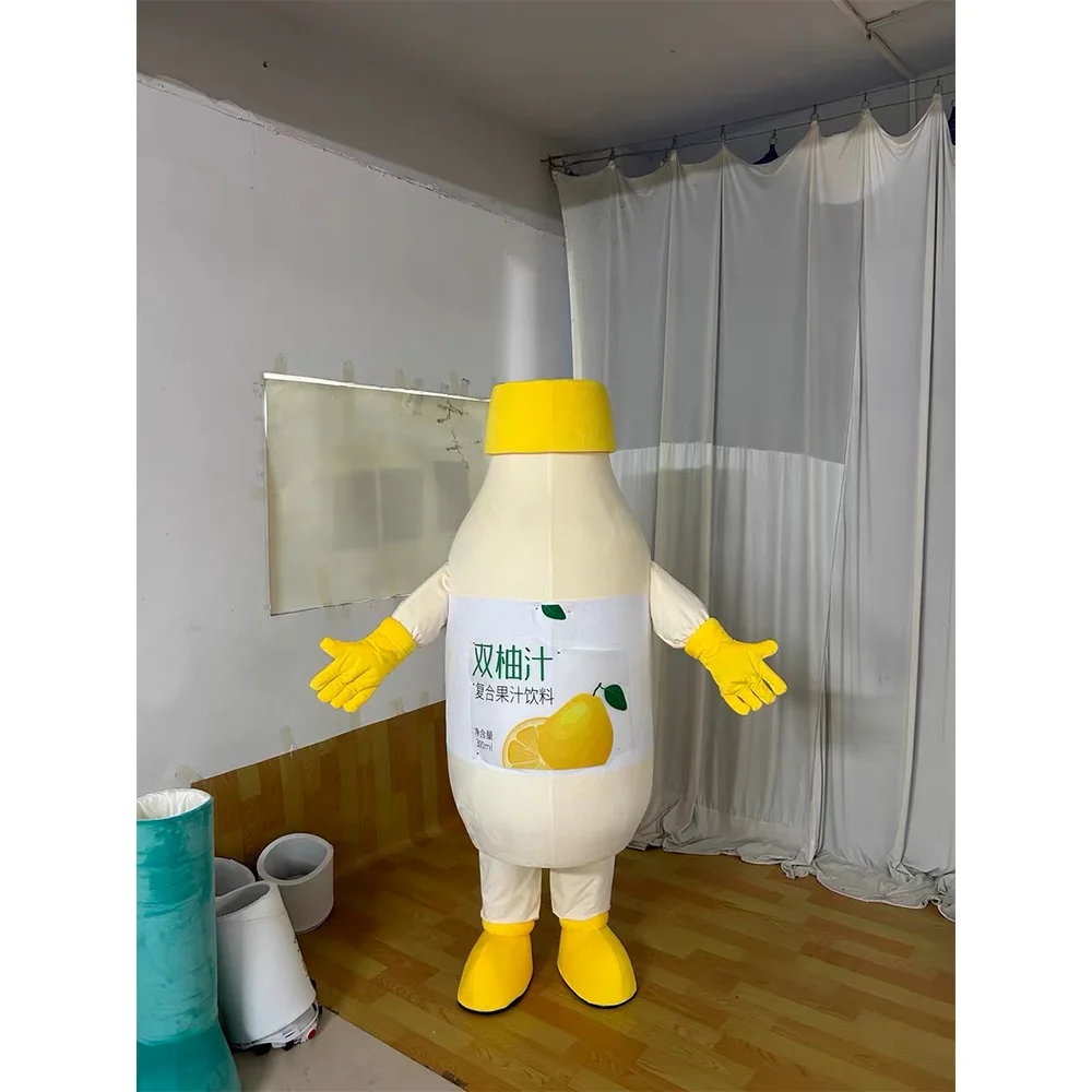 2024 High-end OEM customized company image clothing bottle jar jar clothing anime character mascot doll suit