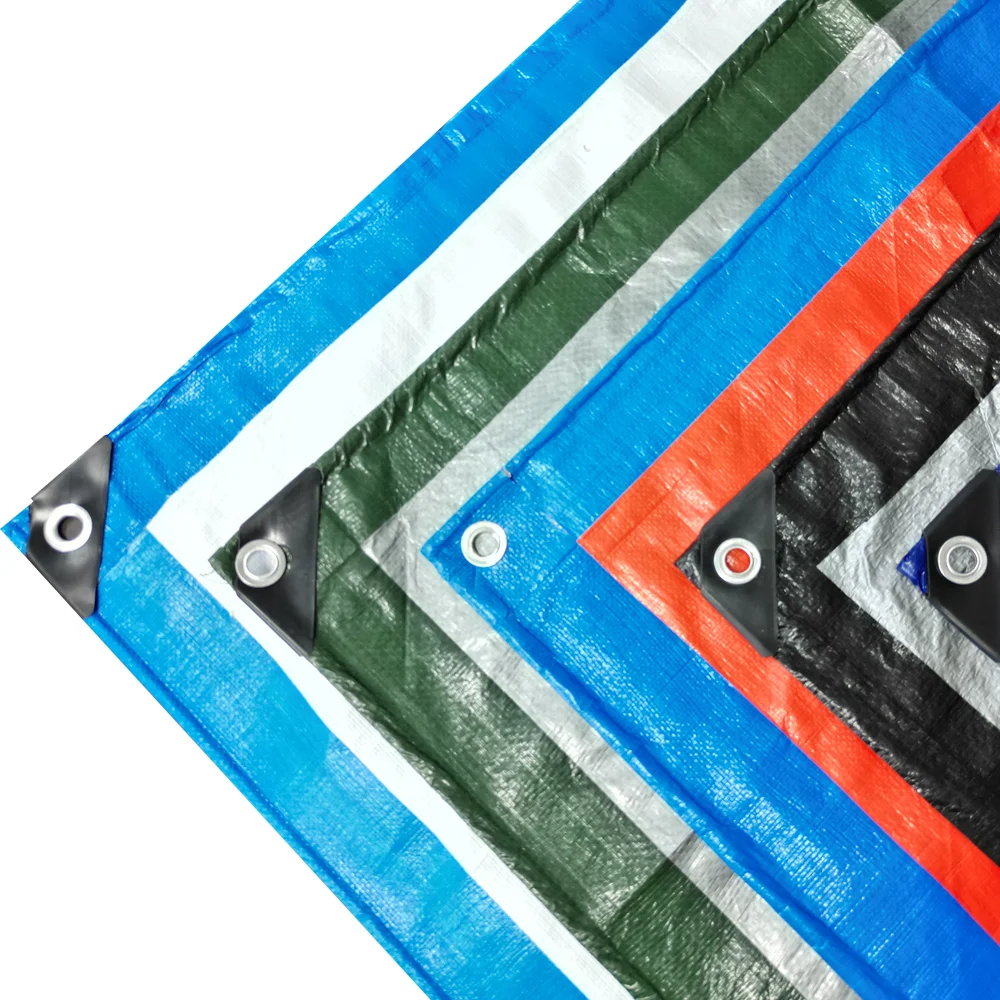 PE Tarpaulin 80gsm white Color Light Weight 3X4yard 4x6yad 6x8yard 100% Waterproof Export To Middle East Arab, Yemen, Oman