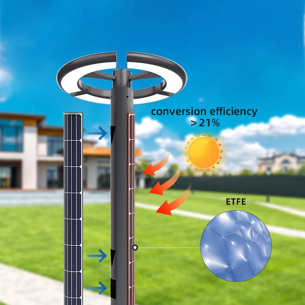 KLR New design solar street light outdoor battery with low price