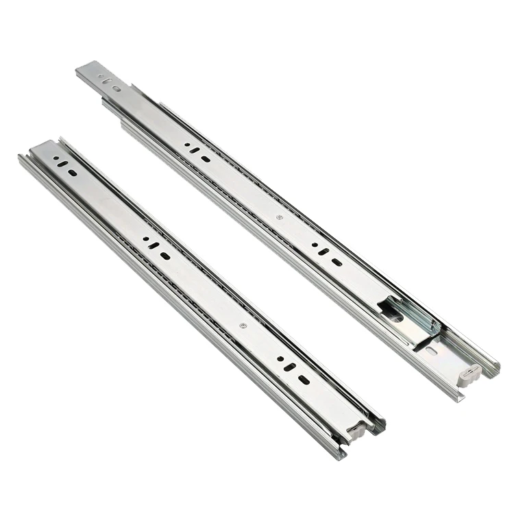 Hot Sale 35/45mm Blue Zinc Plated Ball Bearing Drawer Slide for Furniture Rail