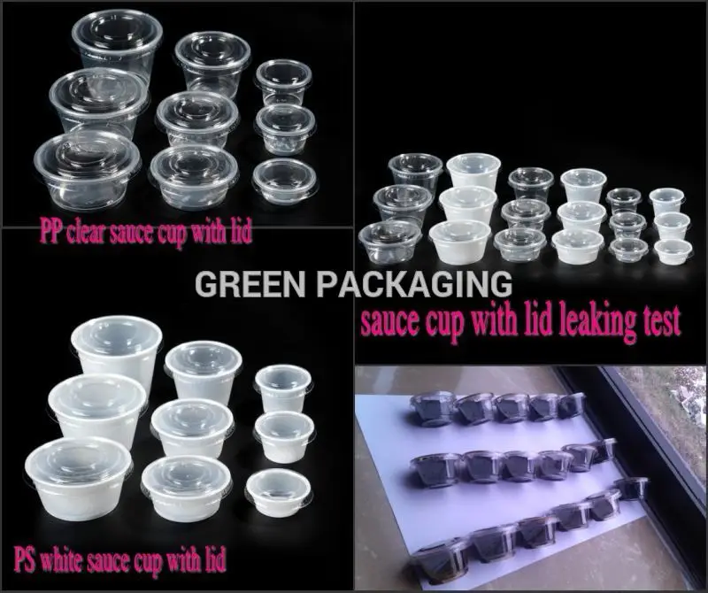 
large pp plastic cups 5.5 oz/disposable container sauce cup with lids/jam cup plastic wholesale with lids 