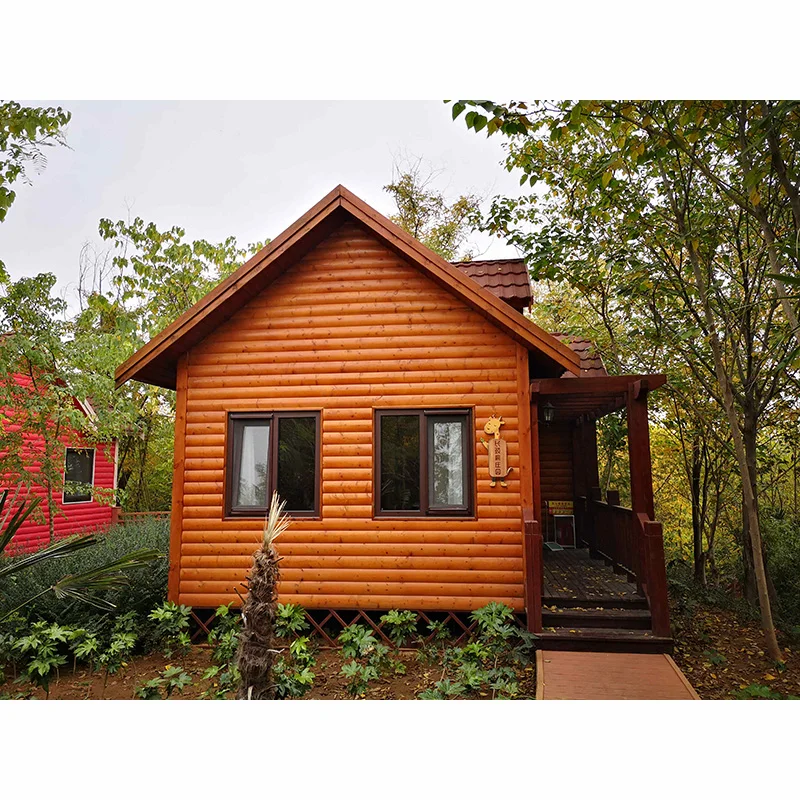 Luxury light steel keel structure wooden tiny camping house for Europe