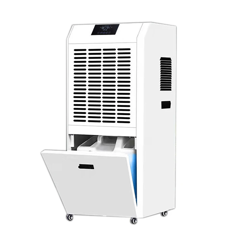 90L 138L 156L 168L 180L 240L Commercial Dehumidifier and Drain Hose, Intelligent Humidity Control, Large Capacity Dehumidifier