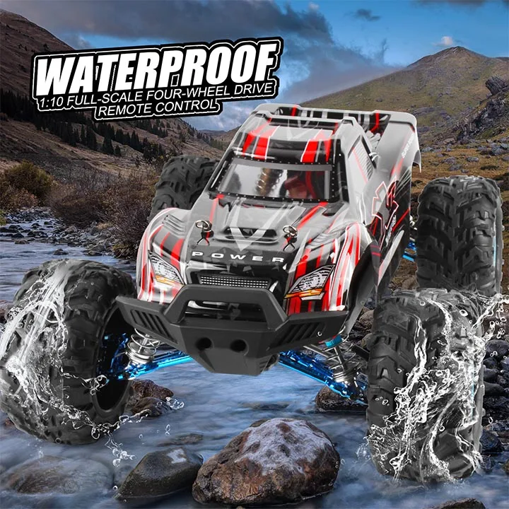 Радиоуправляемая модель автомобиля масштаб 1/10 4wd 80 км/ч 4x4 машина внедорожник высокоскоростной гоночный автомобиль для скалолазания