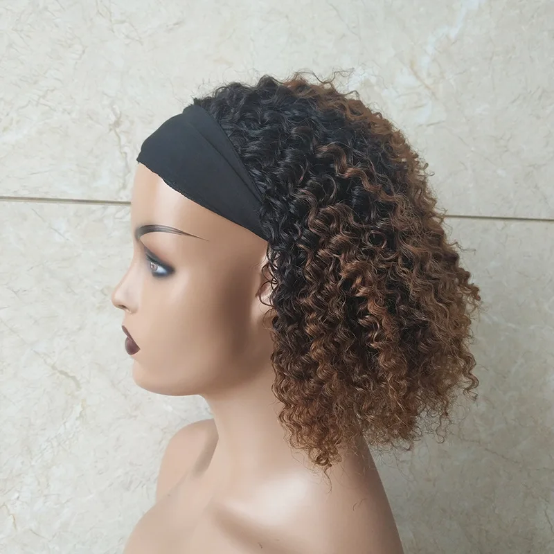 straight short bang bob headband machine made cheap custom double drawn brazilian cuticle aligned cheap human hair wig