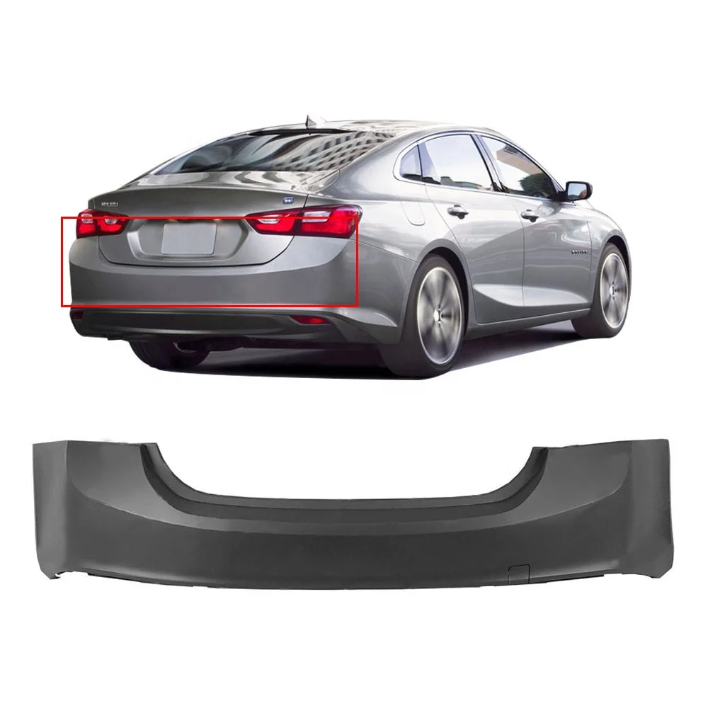 Primered Rear Bumper Cover Fascia for 2016 2017 2018 Chevrolet Chevy Malibu