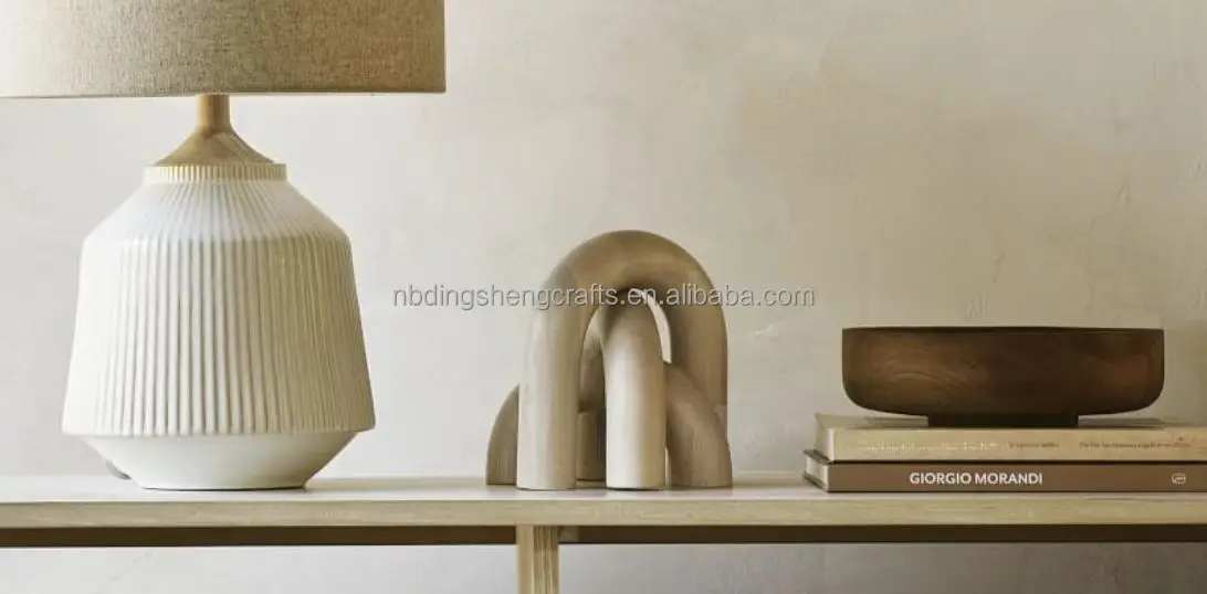 3pcs round geometric arch decor wood round arch frame