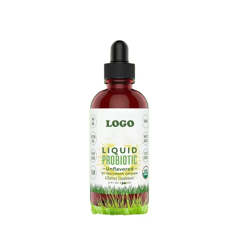 OEM/ODM  Liquid Chlorophyll  Drops For Supporting Healthy Immune Digestive System Vegan Non-GMO Probiotic Supplement 60ML