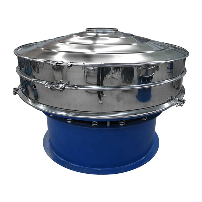 moveable stainless steel food grade rotary vibration sifter machine