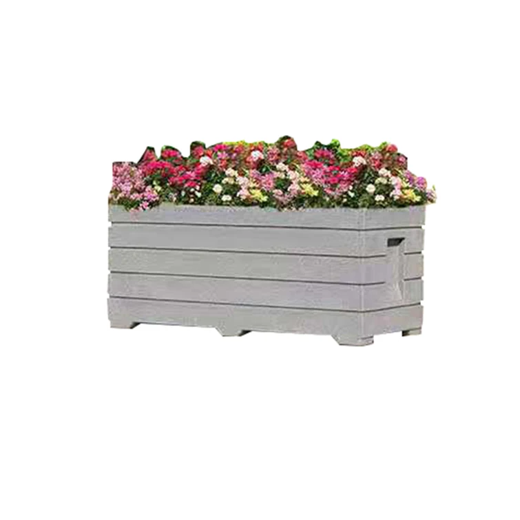 Rotational Moulding Technology Made Products Widely Used in Parterre and City Park Plastic Flowerbed