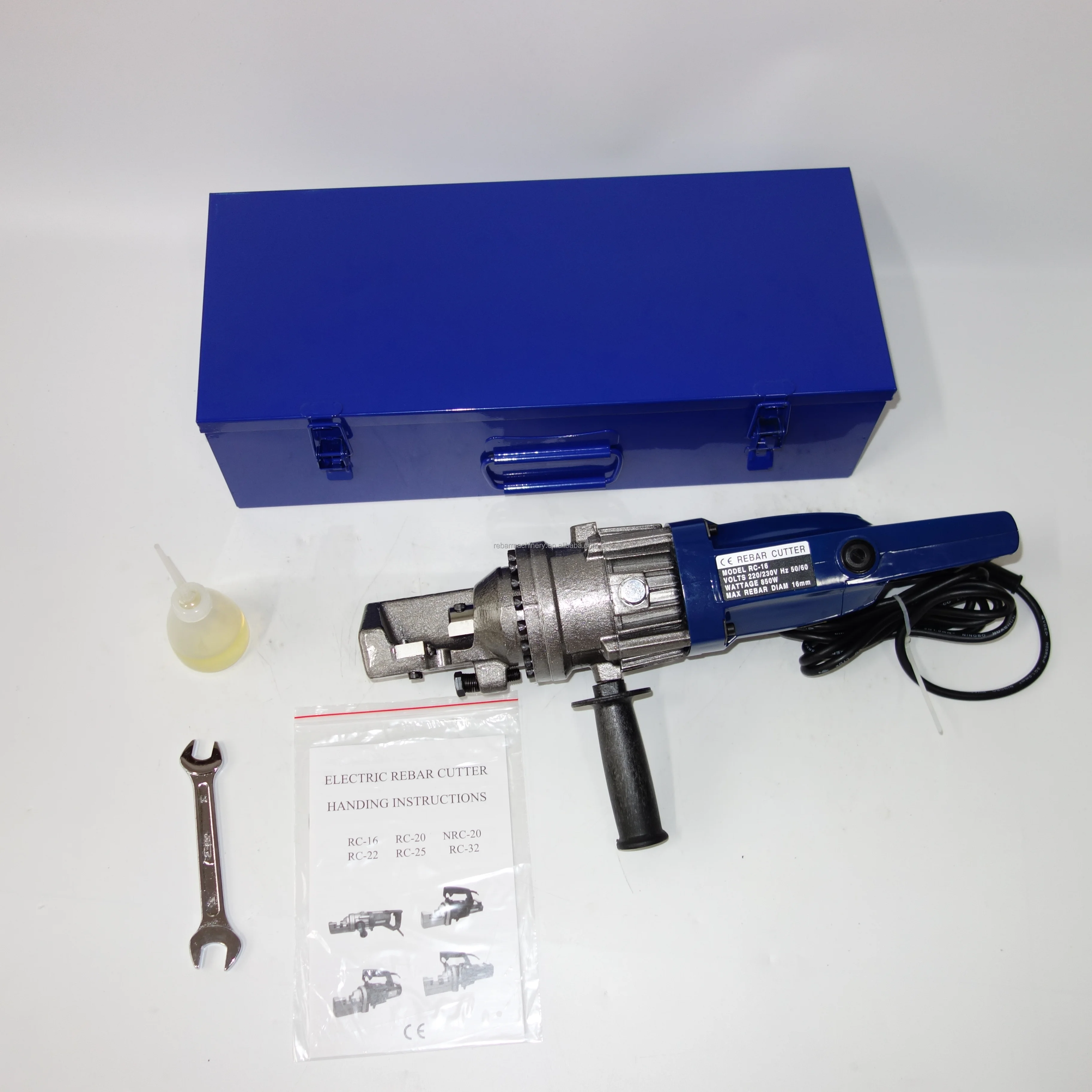 
China Supplied Portable Electric 20mm Hydraulic Rebar Cutter steel bar cutting machine 