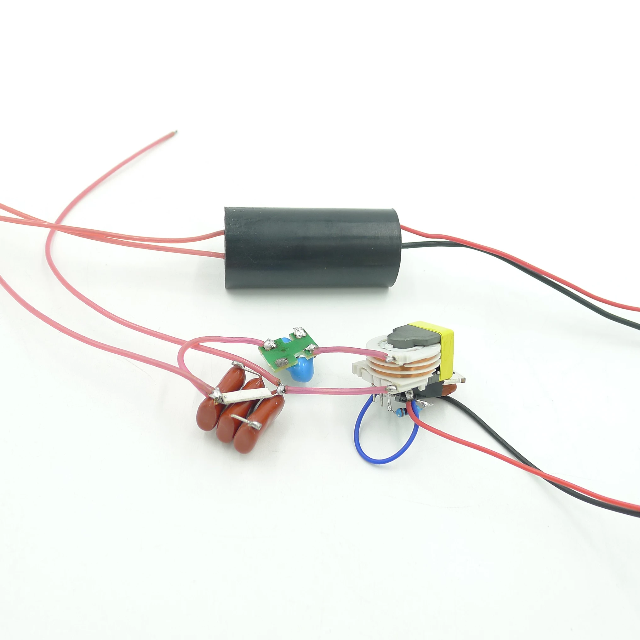 DC 6V to 80kV Step-Up Flyback Transformer High Voltage Converter, Suitable for Gas Stove Ignition