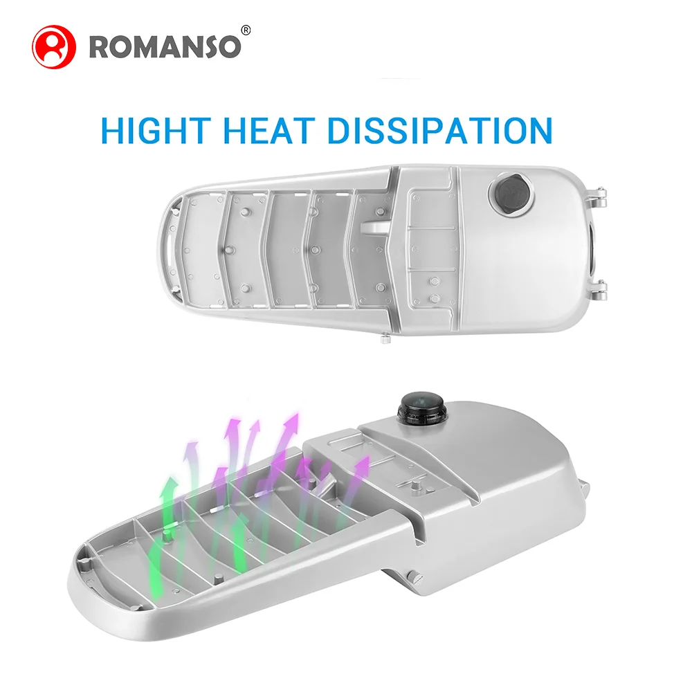 Heavy-duty Cast Aluminum Housing PC Lens Sensor LUMILEDS 5050 Led Road Lighting 70w