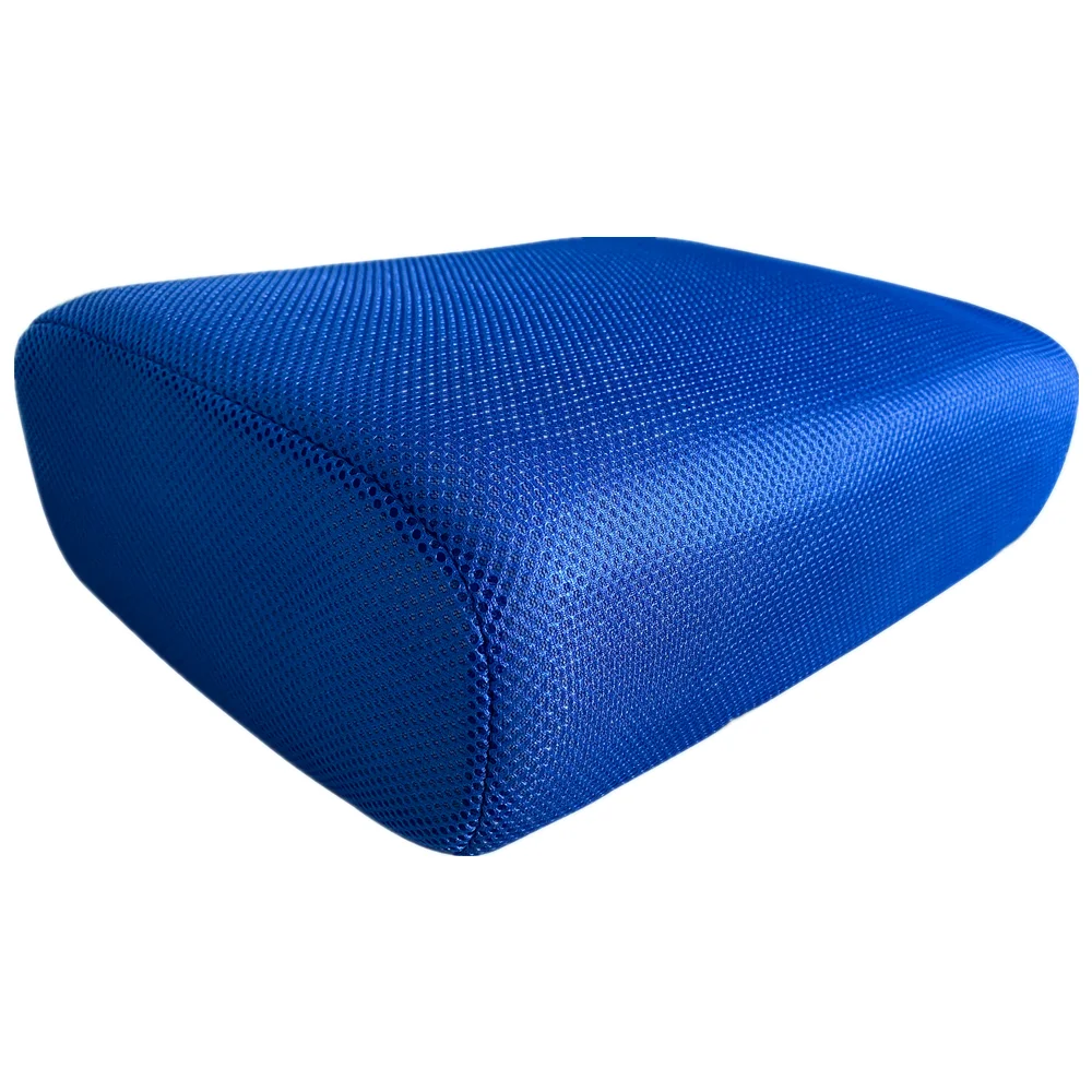 
3D mesh submersible weighted hot tub cushion non slip micro dots bottom indoor or outdoor hottub booster seat spa pillo 