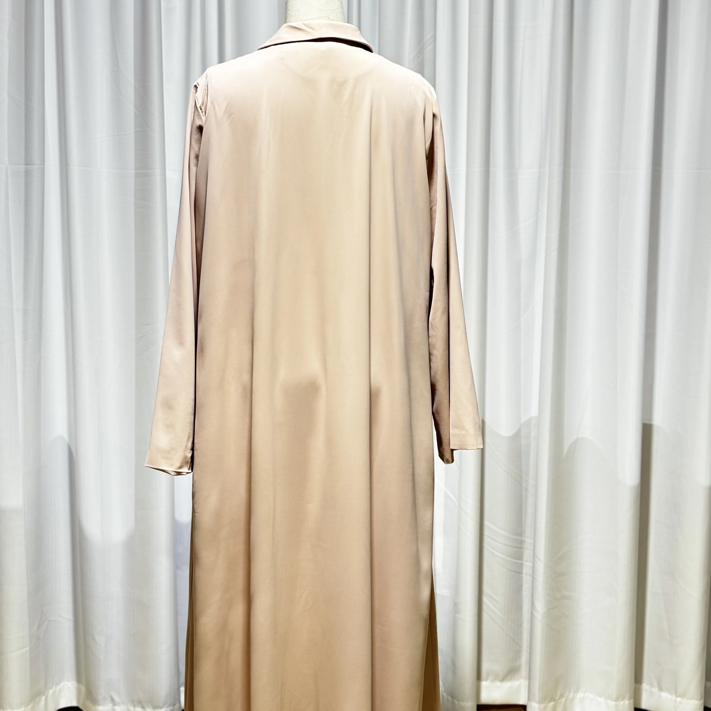 classic abaya 2024 Eid Almond beaded special design Abaya Girl Muslim Summer light long dress + coat arabic abaya